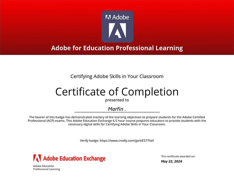 Certifying Adobe Skills in Your Classroom