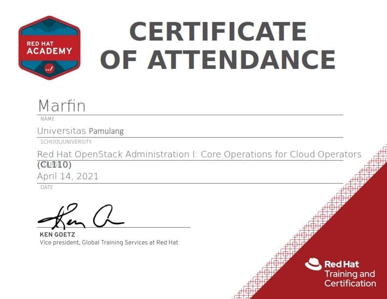 Red Hat OpenStack Administration I: Core Operations for Cloud Operators