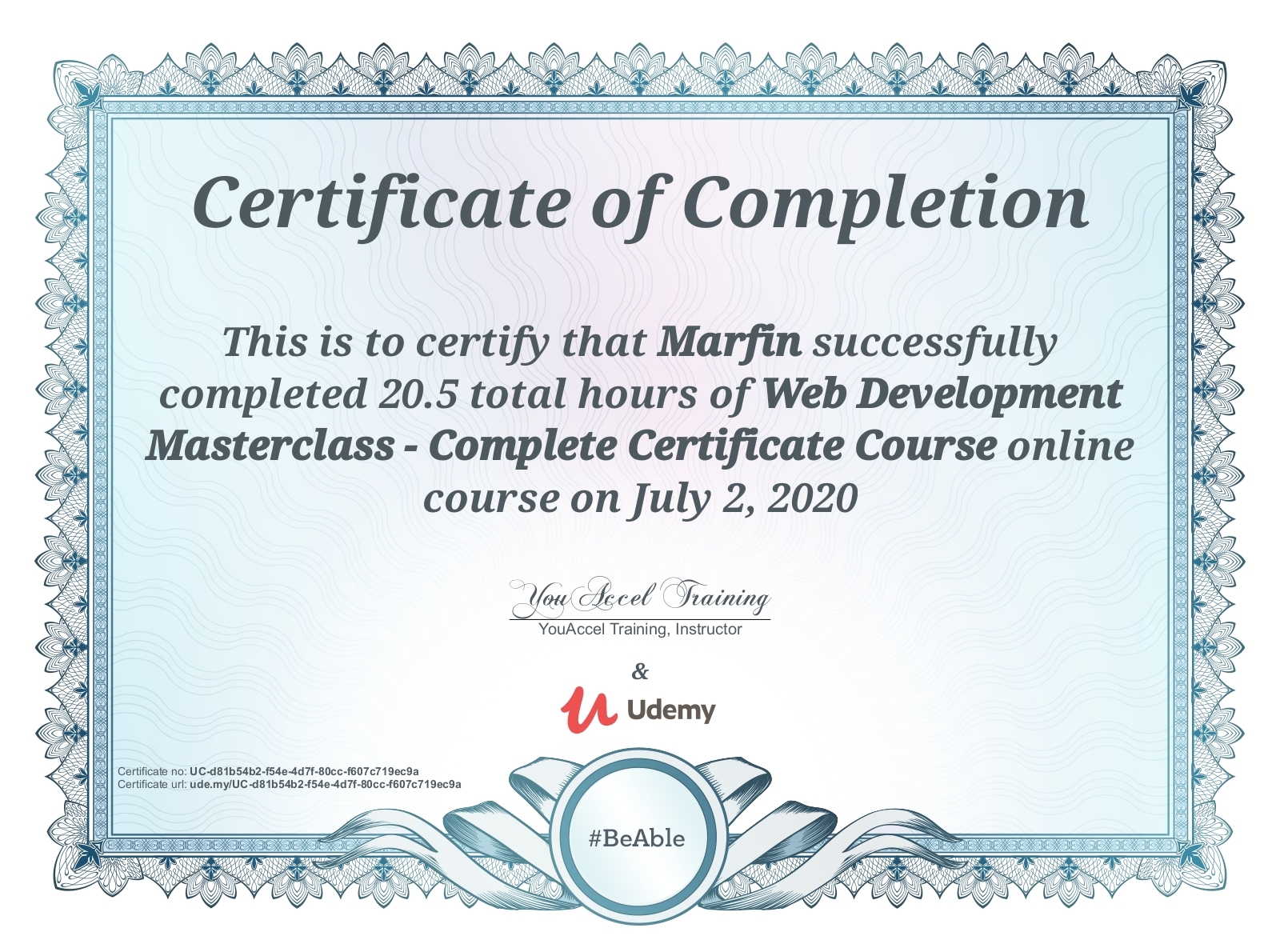 Web Development Masterclass - Complete Certificate Course